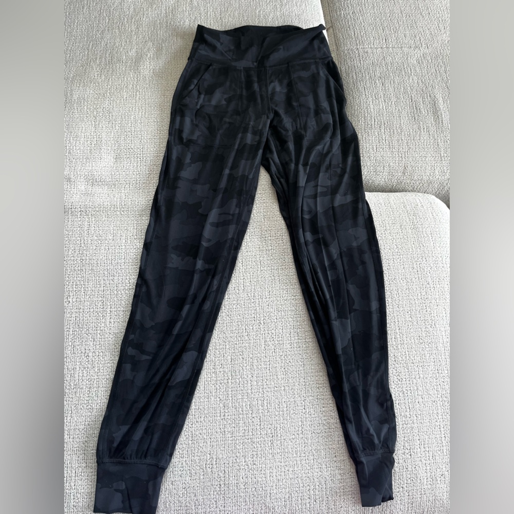 Lulu lemon Black Camouflage Jogger Pants